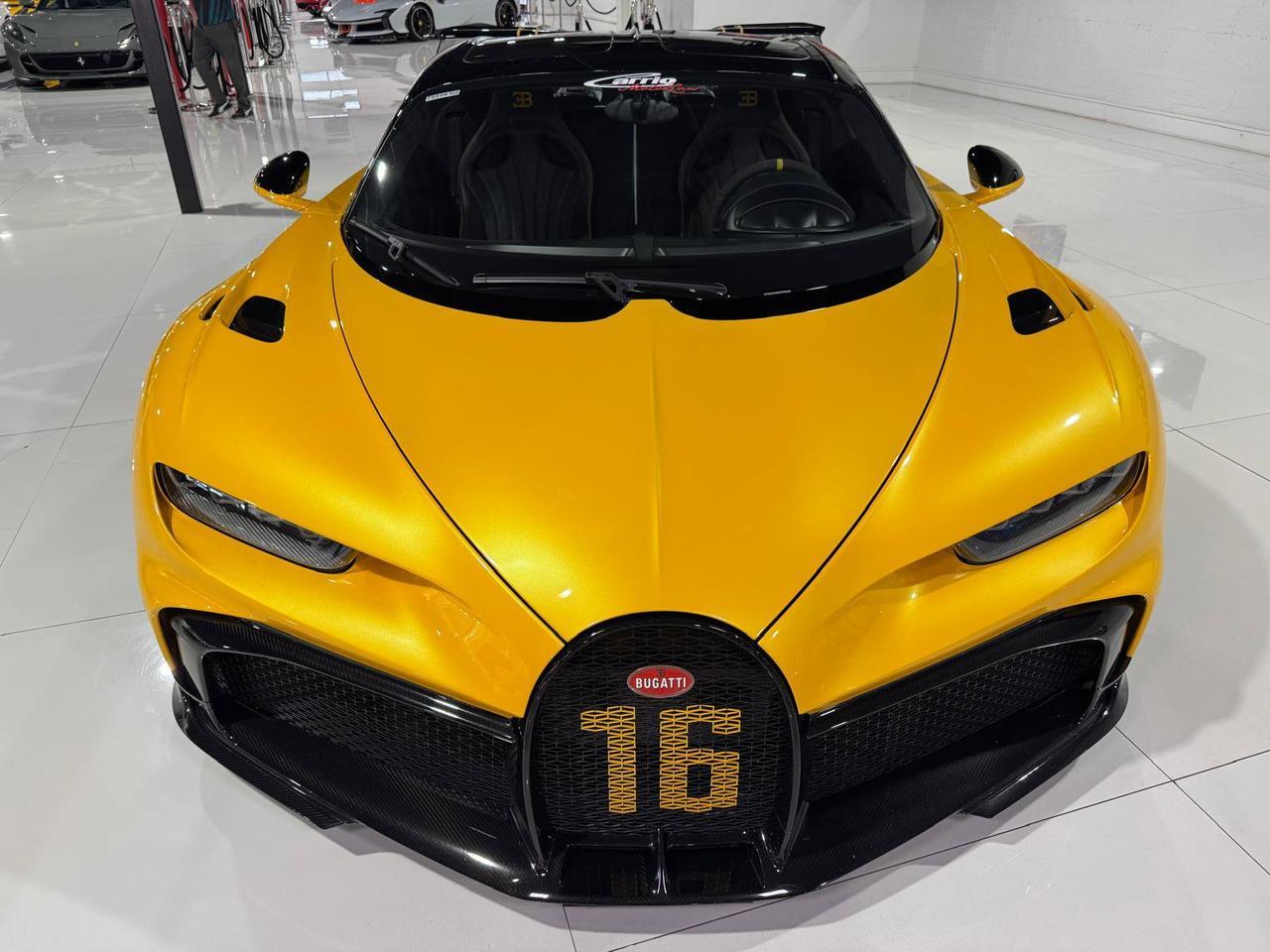 2023 Bugatti Chiron Pur Sport 1 of 60, Giallo Midas/Nocturne paint, Beluga interior, Sky View, magnesium wheels AND MUCH MORE!!!
