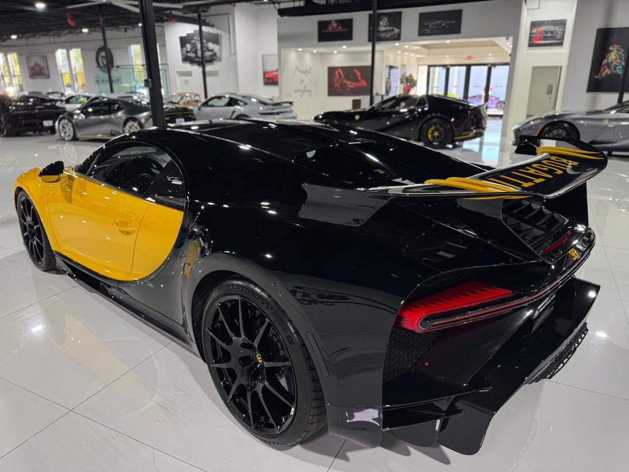 2023 Bugatti Chiron Pur Sport 1 of 60, Giallo Midas/Nocturne paint, Beluga interior, Sky View, magnesium wheels AND MUCH MORE!!! Fort Lauderdale FL