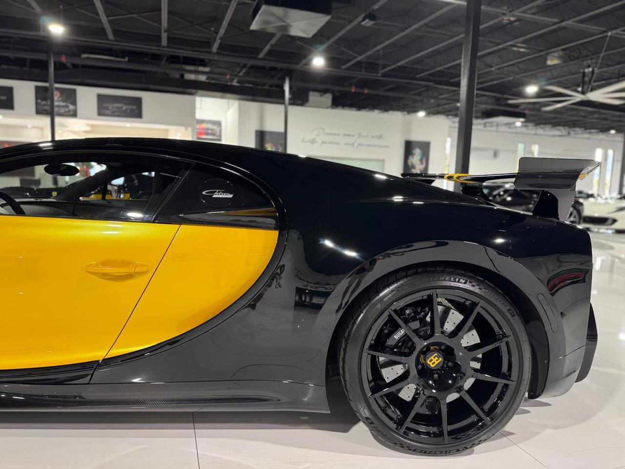2023 Bugatti Chiron Pur Sport 1 of 60, Giallo Midas/Nocturne paint, Beluga interior, Sky View, magnesium wheels AND MUCH MORE!!! Fort Lauderdale FL