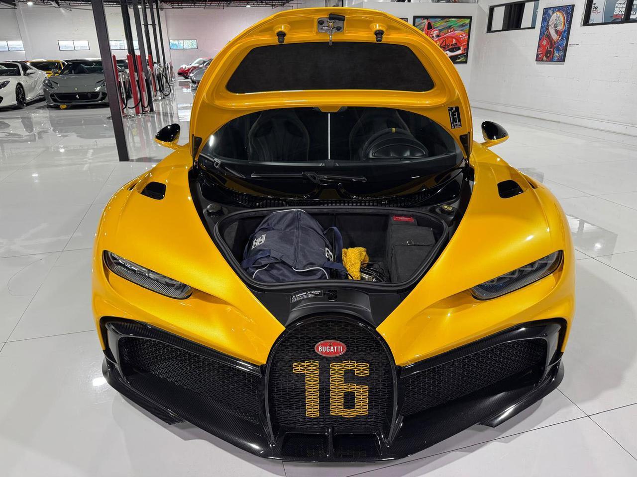 2023 Bugatti Chiron Pur Sport 1 of 60, Giallo Midas/Nocturne paint, Beluga interior, Sky View, magnesium wheels AND MUCH MORE!!! Fort Lauderdale FL