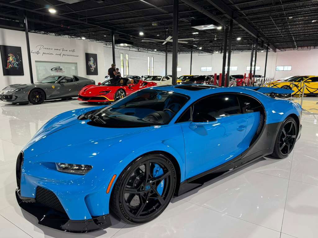 2023 Bugatti Chiron Super Sport 1/80 FOR THE WORLD!! French Racing Blue paint/interior/calipers, Sky View roof AND MUCH MORE!!! Fort Lauderdale FL