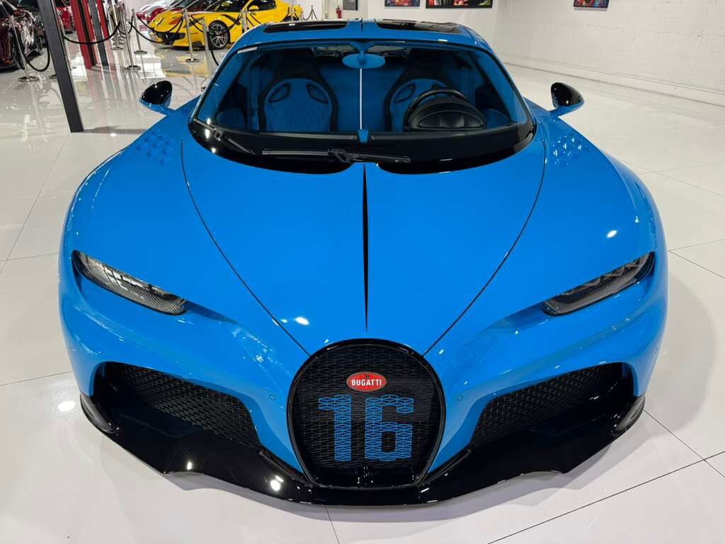 2023 Bugatti Chiron Super Sport 1/80 FOR THE WORLD!! French Racing Blue paint/interior/calipers, Sky View roof AND MUCH MORE!!! Fort Lauderdale FL