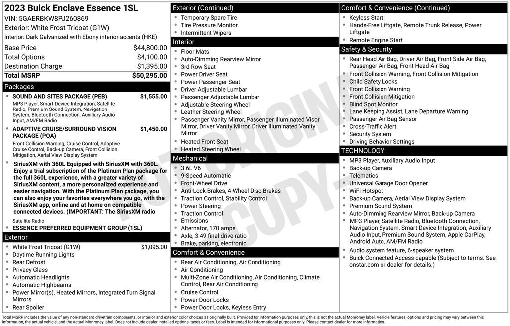 2023 Buick Enclave Essence