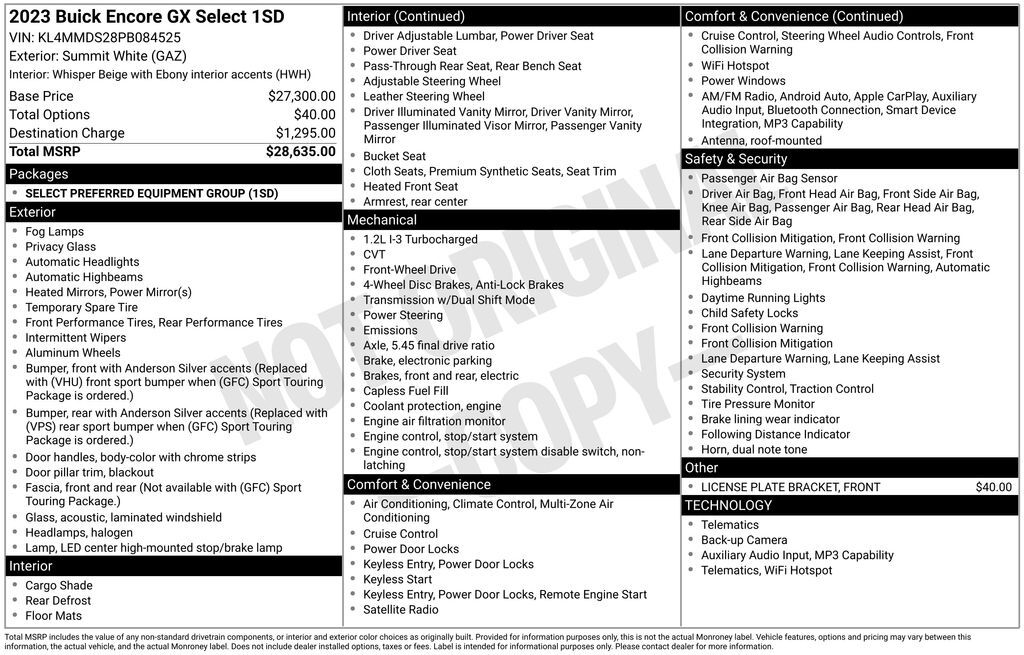 2023 Buick Encore GX Select Akron OH