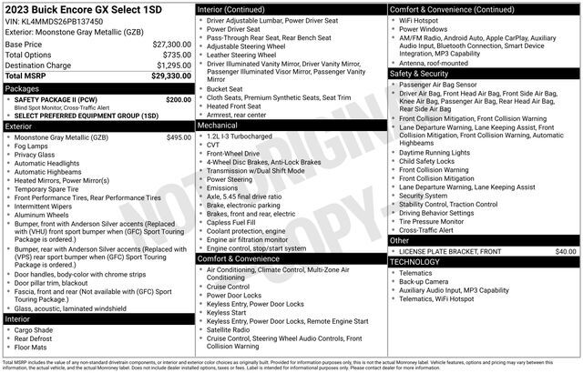 2023 Buick Encore GX Select Raleigh NC