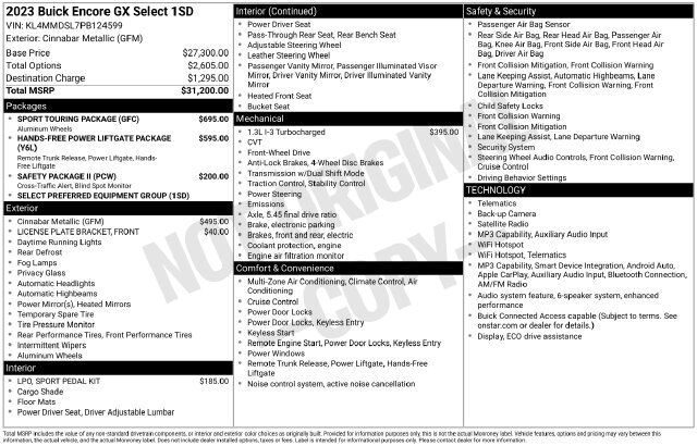 2023 Buick Encore GX Select Raleigh NC