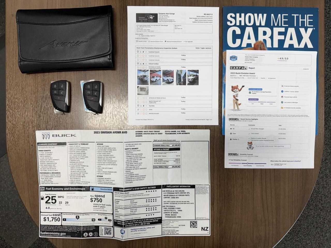 2023 Buick Envision Avenir Knoxville TN