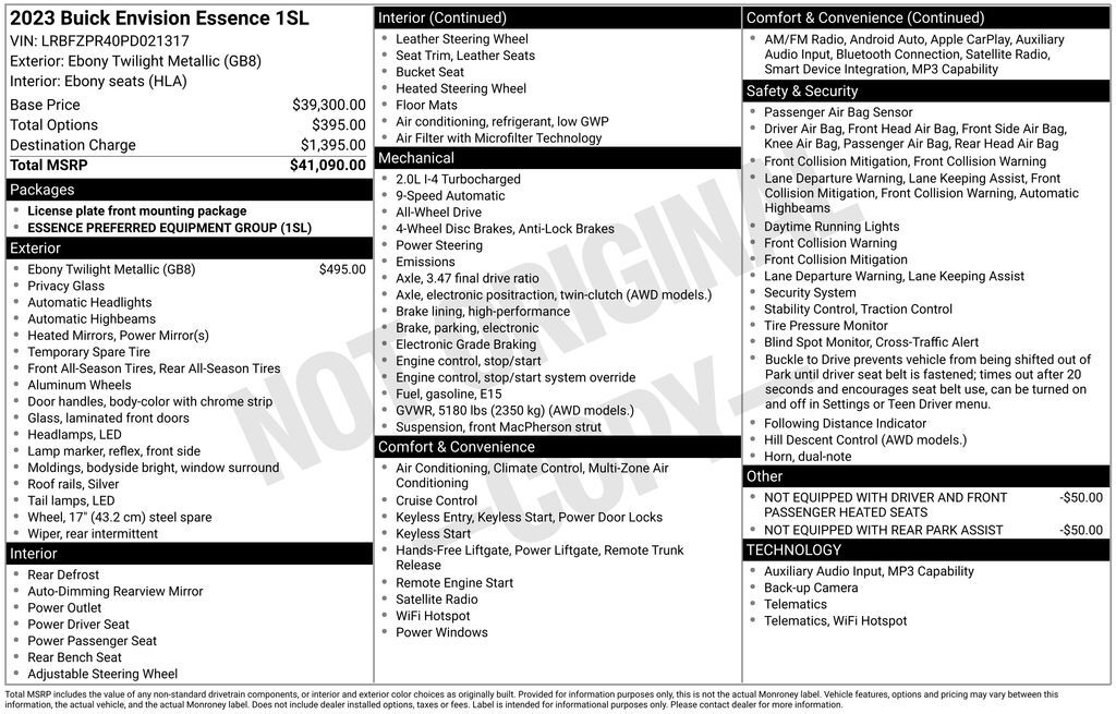 2023 Buick Envision Essence Akron OH