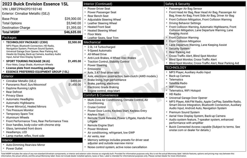 2023 Buick Envision Essence