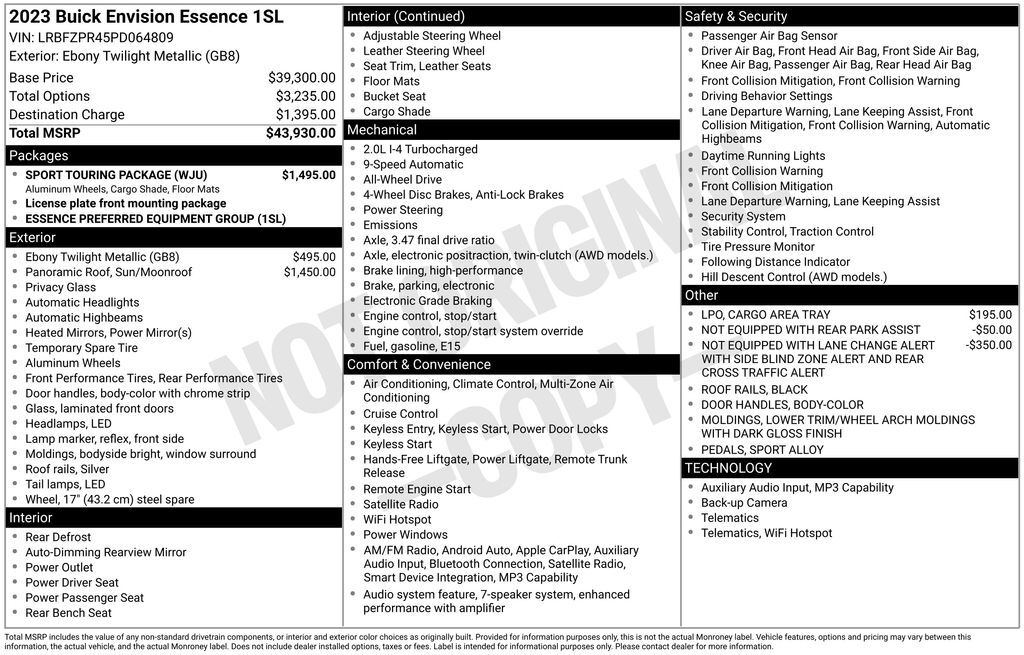 2023 Buick Envision Essence