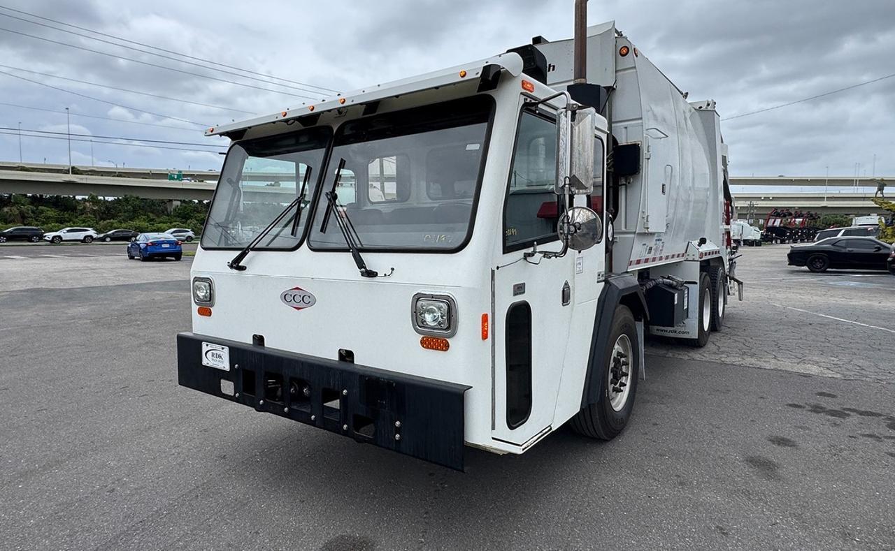 2023 CCC LET2 25 yard Pac-Tech Rear Loader Garbage Truck