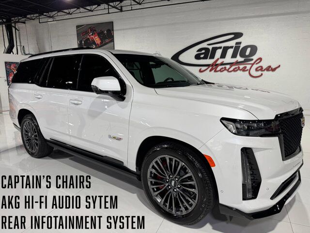 2023 Cadillac Escalade AWD V-Series AKG audio, captain&apos;s chairs, rear infotainment & MUCH MORE!!