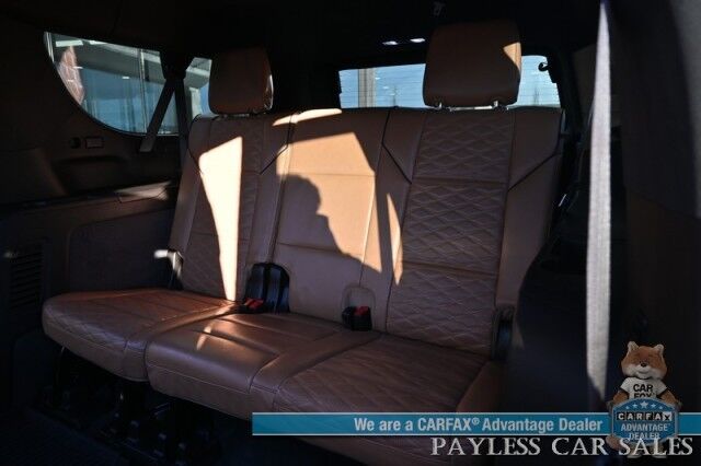 2023 Cadillac Escalade ESV Premium Luxury / 4X4 / Auto Start / Heated & Cooled Leather Seats / Heated Steering / Sunroof / NAV / HUD / DVD / Super Cruise / Lane Depart & Blind Spot / Rear Captain Chairs / 3rd Row / Seats 7 / Tow Pkg / 1-Owner Anchorage AK