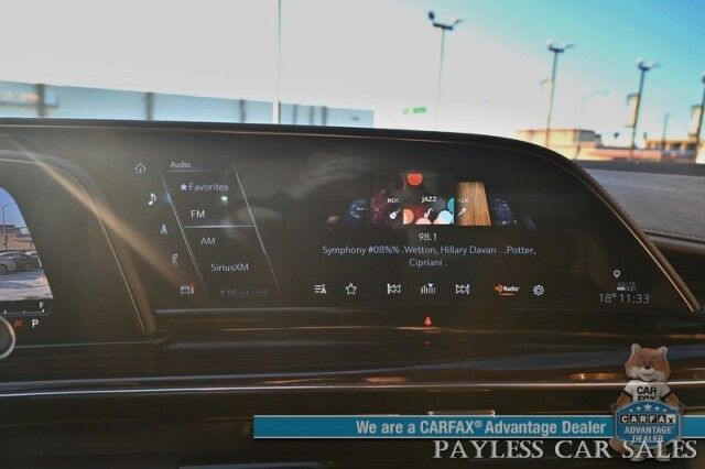 2023 Cadillac Escalade ESV Premium Luxury / 4X4 / Auto Start / Heated & Cooled Leather Seats / Heated Steering / Sunroof / NAV / HUD / DVD / Super Cruise / Lane Depart & Blind Spot / Rear Captain Chairs / 3rd Row / Seats 7 / Tow Pkg / 1-Owner Anchorage AK