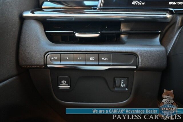 2023 Cadillac Escalade ESV Premium Luxury / 4X4 / Auto Start / Heated & Cooled Leather Seats / Heated Steering / Sunroof / NAV / HUD / DVD / Super Cruise / Lane Depart & Blind Spot / Rear Captain Chairs / 3rd Row / Seats 7 / Tow Pkg / 1-Owner Anchorage AK