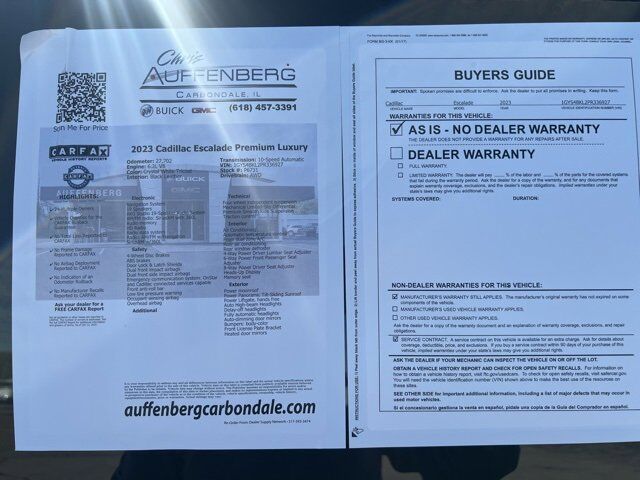 2023 Cadillac Escalade Premium Luxury Carbondale IL