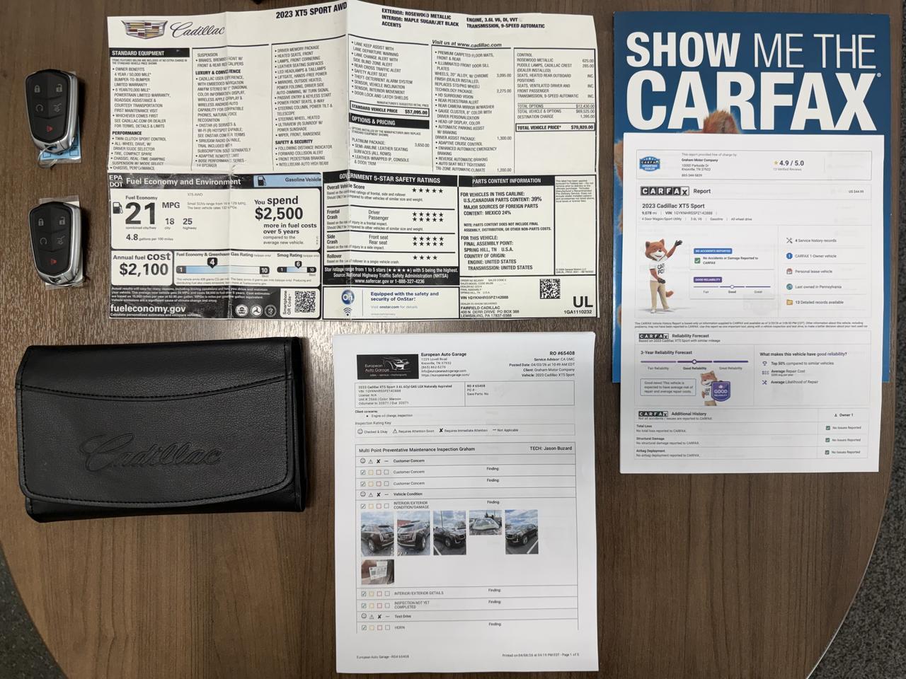 2023 Cadillac XT5 AWD Sport Knoxville TN