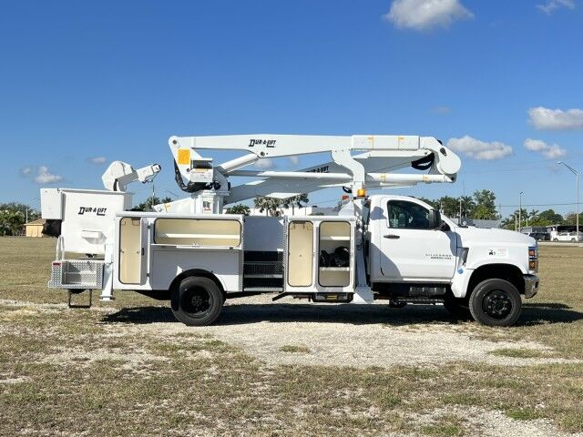 2023 Chevrolet 6500 HD 4x2 59' Dur-A-Lift DPM2-52DU Material Handling Insulated Bucket Truc Miami FL