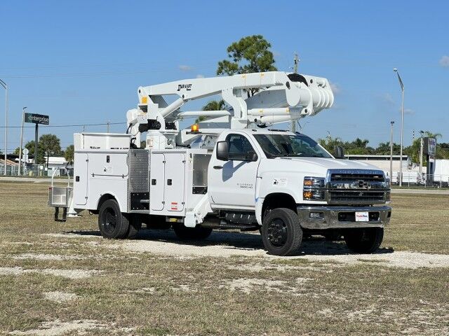 2023 Chevrolet 6500 HD 4x2 59' Dur-A-Lift DPM2-52DU Material Handling Insulated Bucket Truc Miami FL