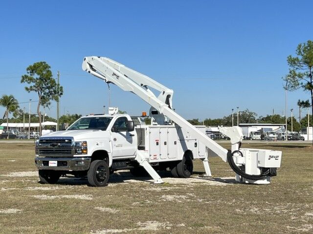2023 Chevrolet 6500 HD 4x2 59' Dur-A-Lift DPM2-52DU Material Handling Insulated Bucket Truc Miami FL