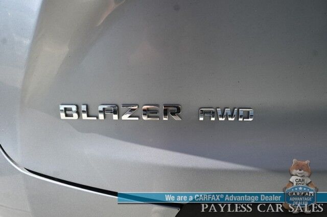 2023 Chevrolet Blazer LT / AWD / Power & Heated Leather Seats / Lane Departure & Blind Spot Alert / Forward Collision Warning / Apple CarPlay & Android Auto / Back Up Camera / Keyless Entry & Start / Block Heater / 36 MPG / 1-Owner Anchorage AK