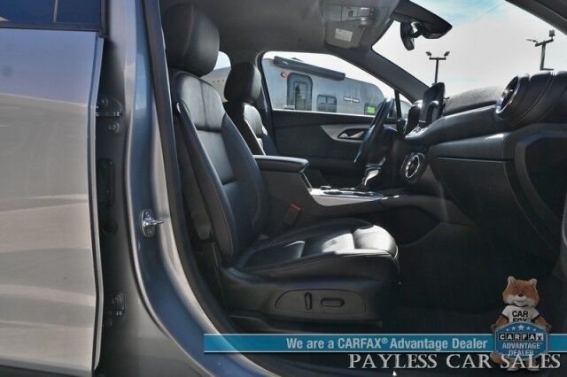 2023 Chevrolet Blazer LT / AWD / Power & Heated Leather Seats / Lane Departure & Blind Spot Alert / Forward Collision Warning / Apple CarPlay & Android Auto / Back Up Camera / Keyless Entry & Start / Block Heater / 36 MPG / 1-Owner Anchorage AK
