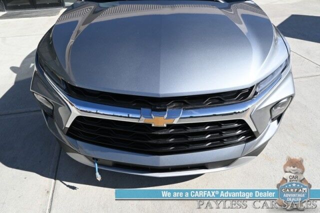 2023 Chevrolet Blazer LT / AWD / Power & Heated Leather Seats / Lane Departure & Blind Spot Alert / Forward Collision Warning / Apple CarPlay & Android Auto / Back Up Camera / Keyless Entry & Start / Block Heater / 36 MPG / 1-Owner Anchorage AK