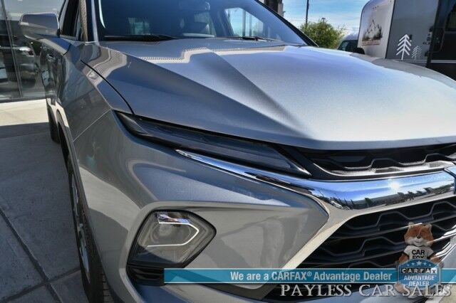 2023 Chevrolet Blazer LT / AWD / Power & Heated Leather Seats / Lane Departure & Blind Spot Alert / Forward Collision Warning / Apple CarPlay & Android Auto / Back Up Camera / Keyless Entry & Start / Block Heater / 36 MPG / 1-Owner Anchorage AK