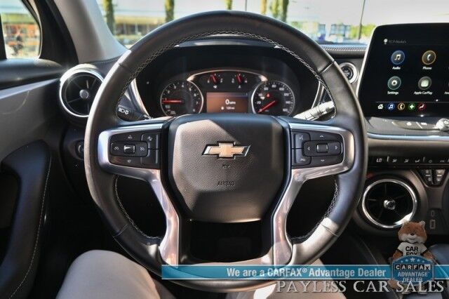2023 Chevrolet Blazer LT / AWD / Power & Heated Leather Seats / Lane Departure & Blind Spot Alert / Forward Collision Warning / Apple CarPlay & Android Auto / Back Up Camera / Keyless Entry & Start / Block Heater / 36 MPG / 1-Owner Anchorage AK