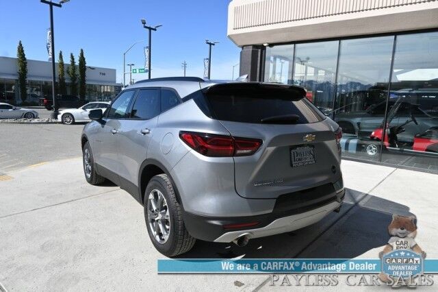 2023 Chevrolet Blazer LT / AWD / Power & Heated Leather Seats / Lane Departure & Blind Spot Alert / Forward Collision Warning / Apple CarPlay & Android Auto / Back Up Camera / Keyless Entry & Start / Block Heater / 36 MPG / 1-Owner Anchorage AK