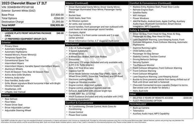 2023 Chevrolet Blazer LT Raleigh NC