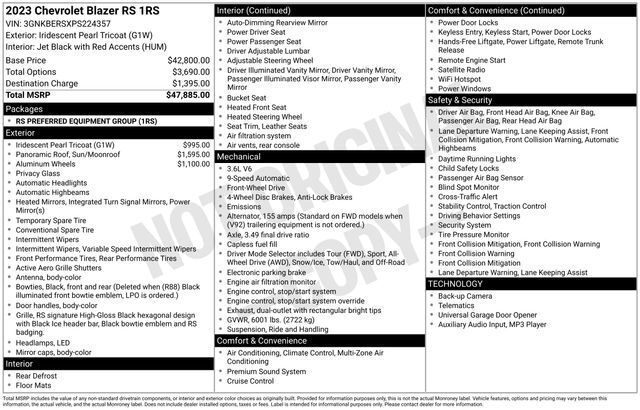 2023 Chevrolet Blazer RS Raleigh NC