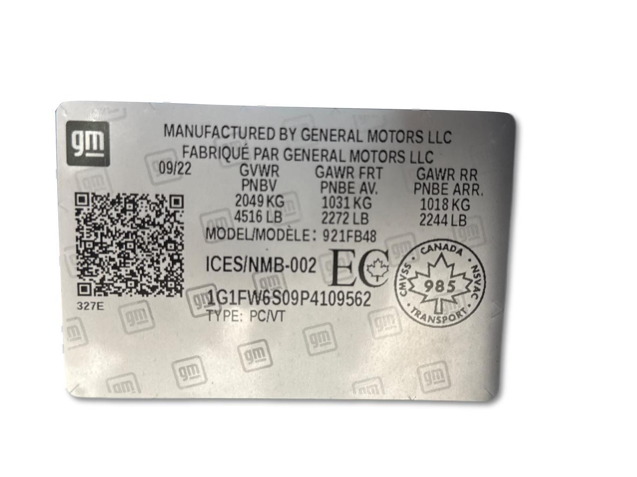2023 Chevrolet Bolt EV 1LT Richmond Hill ON