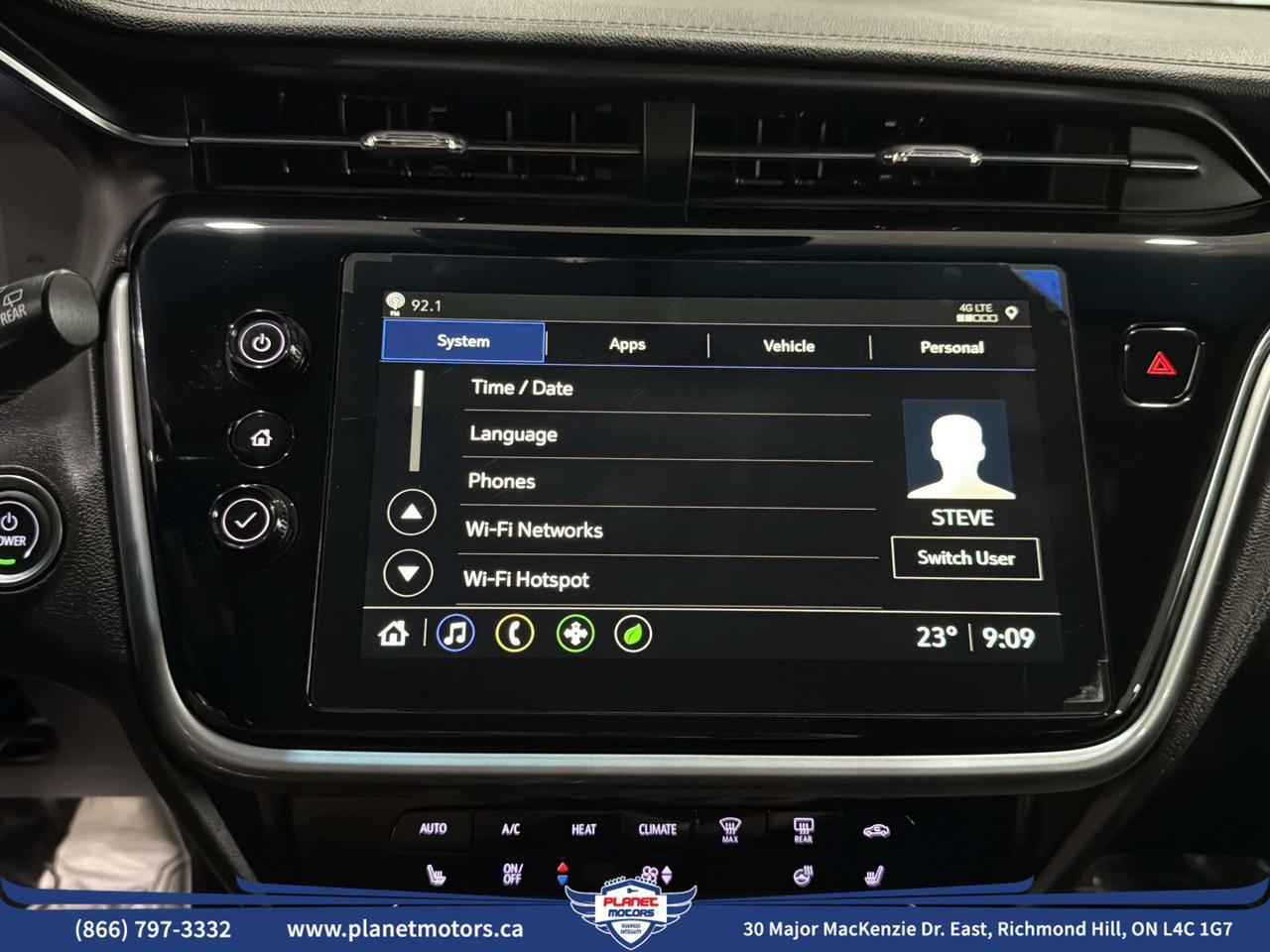 2023 Chevrolet Bolt EV 1LT Richmond Hill ON