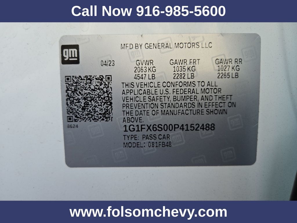 2023 Chevrolet Bolt EV 2LT Folsom CA