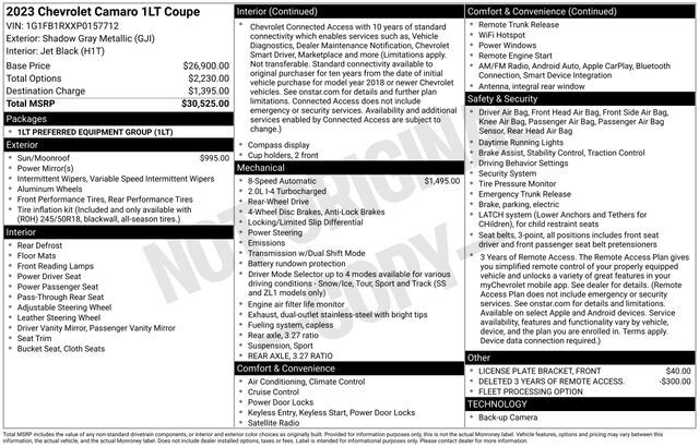 2023 Chevrolet Camaro 1LT Raleigh NC