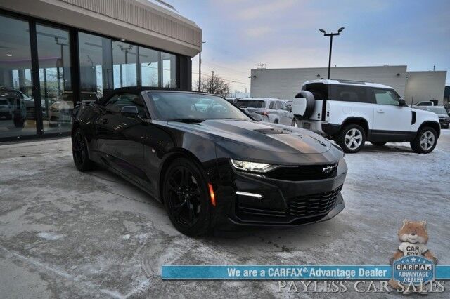 2023 Chevrolet Camaro 2SS Convertible / AutoStart / 6.2L V8 / Automatic / Heated & Cooled Leather Seats / Heated Steering Wheel / Bose Speakers / HUD / Lane Departure & Blind Spot Alert / Keyless Entry & Start / Only 8K Miles / 1-Owner Anchorage AK