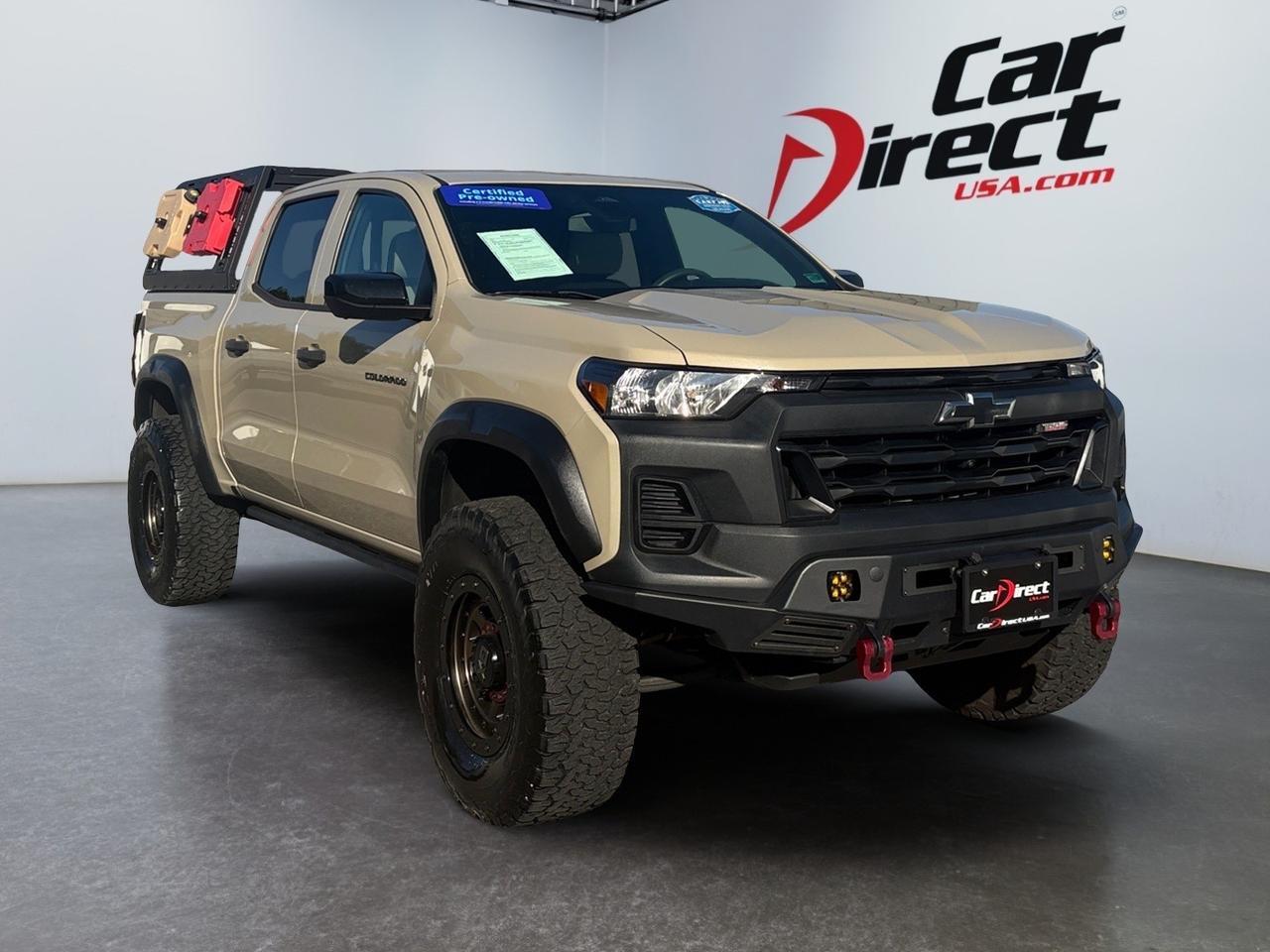 2023 Chevrolet Colorado 4WD Trail Boss, LANE KEEP ASSIST, FORWARD COLLISION ALERT, 360 BACKUP CAMERA, AUTO START/STOP, APPLE CARPLAY/ANDROID AUTO, EZ-LIFT TAILGATE, REAR CORNERSTEP, LOW MILES, ONLY 1 OWNER, ADVENTURE IN THIS COLORADO!