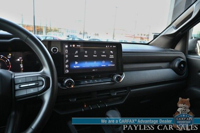 2023 Chevrolet Colorado WT / 4X4 / Crew Cab / Premium Cloth Seats / Power Windows, Mirrors, & Locks / Forward Collision & Lane Departure Alert / Keyless Entry & Start / Apple CarPlay & Android Auto / Back Up Camera / 1-Owner Anchorage AK