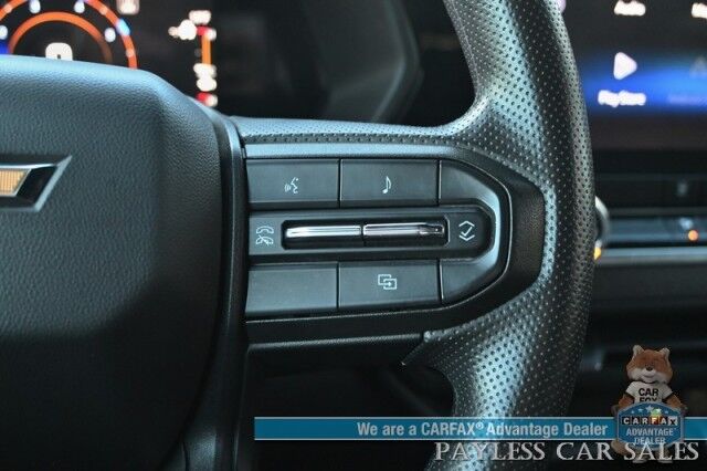 2023 Chevrolet Colorado WT / 4X4 / Crew Cab / Premium Cloth Seats / Power Windows, Mirrors, & Locks / Forward Collision & Lane Departure Alert / Keyless Entry & Start / Apple CarPlay & Android Auto / Back Up Camera / 1-Owner Anchorage AK