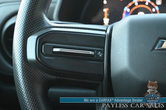 2023 Chevrolet Colorado WT / 4X4 / Crew Cab / Premium Cloth Seats / Power Windows, Mirrors, & Locks / Forward Collision & Lane Departure Alert / Keyless Entry & Start / Apple CarPlay & Android Auto / Back Up Camera / 1-Owner Anchorage AK