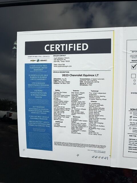2023 Chevrolet Equinox LT TX 2023 Chevrolet Equinox LT TX