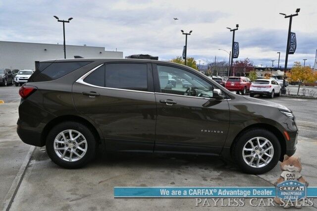 2023 Chevrolet Equinox LT / AWD / Power Premium Cloth Seats / Lane Departure & Forward Collision Warning / Apple CarPlay & Android Auto / Back Up Camera / Keyless Entry & Start / Block Heater / Aluminum Wheels / 30 MPG / 1-Owner Anchorage AK