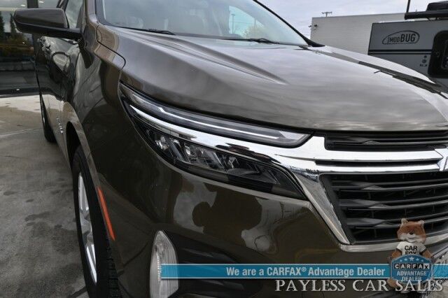 2023 Chevrolet Equinox LT / AWD / Power Premium Cloth Seats / Lane Departure & Forward Collision Warning / Apple CarPlay & Android Auto / Back Up Camera / Keyless Entry & Start / Block Heater / Aluminum Wheels / 30 MPG / 1-Owner Anchorage AK