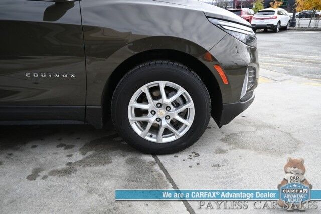 2023 Chevrolet Equinox LT / AWD / Power Premium Cloth Seats / Lane Departure & Forward Collision Warning / Apple CarPlay & Android Auto / Back Up Camera / Keyless Entry & Start / Block Heater / Aluminum Wheels / 30 MPG / 1-Owner Anchorage AK