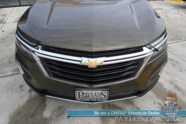 2023 Chevrolet Equinox LT / AWD / Power Premium Cloth Seats / Lane Departure & Forward Collision Warning / Apple CarPlay & Android Auto / Back Up Camera / Keyless Entry & Start / Block Heater / Aluminum Wheels / 30 MPG / 1-Owner Anchorage AK