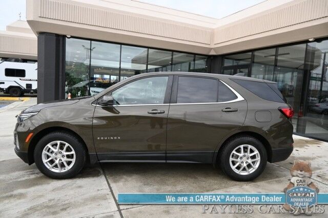 2023 Chevrolet Equinox LT / AWD / Power Premium Cloth Seats / Lane Departure & Forward Collision Warning / Apple CarPlay & Android Auto / Back Up Camera / Keyless Entry & Start / Block Heater / Aluminum Wheels / 30 MPG / 1-Owner Anchorage AK