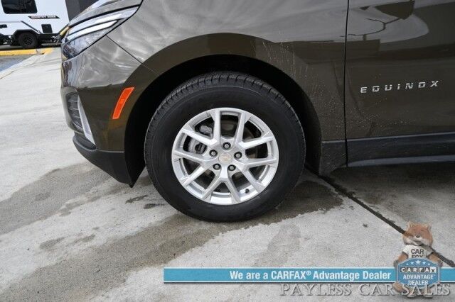 2023 Chevrolet Equinox LT / AWD / Power & Heated Seats / Lane Departure & Blind Spot Alert / Forward Collision Warning / Apple CarPlay & Android Auto / Back Up Camera / Keyless Entry & Start / Block Heater / 30 MPG / 1-Owner Anchorage AK