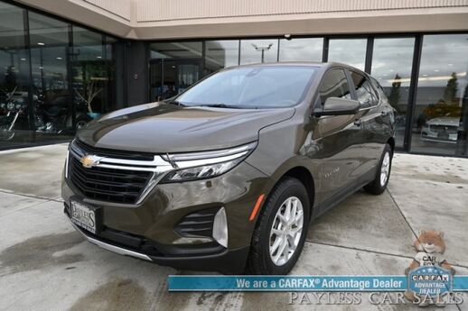 2023 Chevrolet Equinox LT / AWD / Power & Heated Seats / Lane Departure & Blind Spot Alert / Forward Collision Warning / Apple CarPlay & Android Auto / Back Up Camera / Keyless Entry & Start / Block Heater / 30 MPG / 1-Owner Anchorage AK