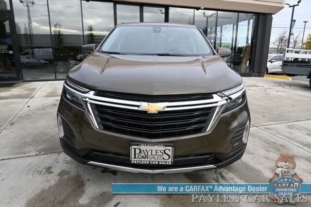 2023 Chevrolet Equinox LT / AWD / Power & Heated Seats / Lane Departure & Blind Spot Alert / Forward Collision Warning / Apple CarPlay & Android Auto / Back Up Camera / Keyless Entry & Start / Block Heater / 30 MPG / 1-Owner Anchorage AK